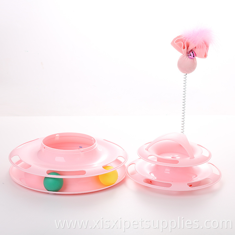 2019 new DIY four layer cat play tower cat play wheel